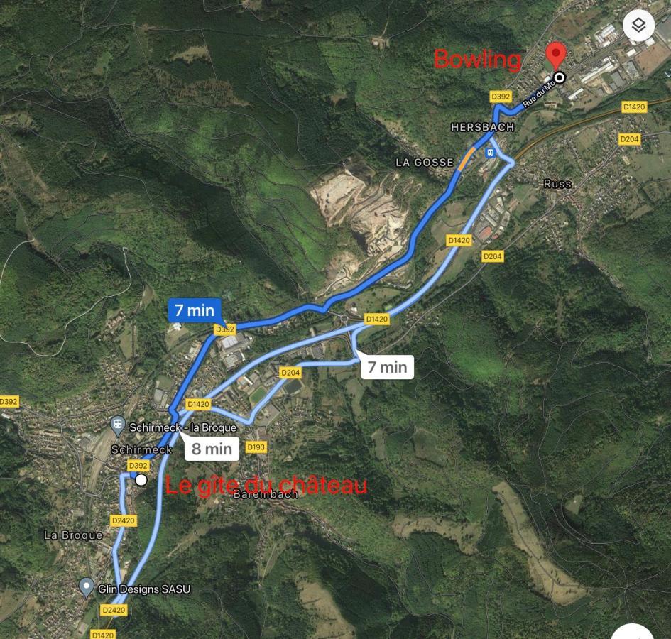 Le Gite Du Chateau Dans Le Centre De Schirmeck Zewnętrze zdjęcie